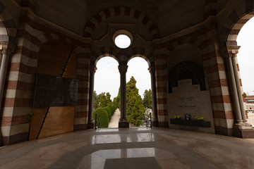 Fototapeta premium monumental cemetery Milan