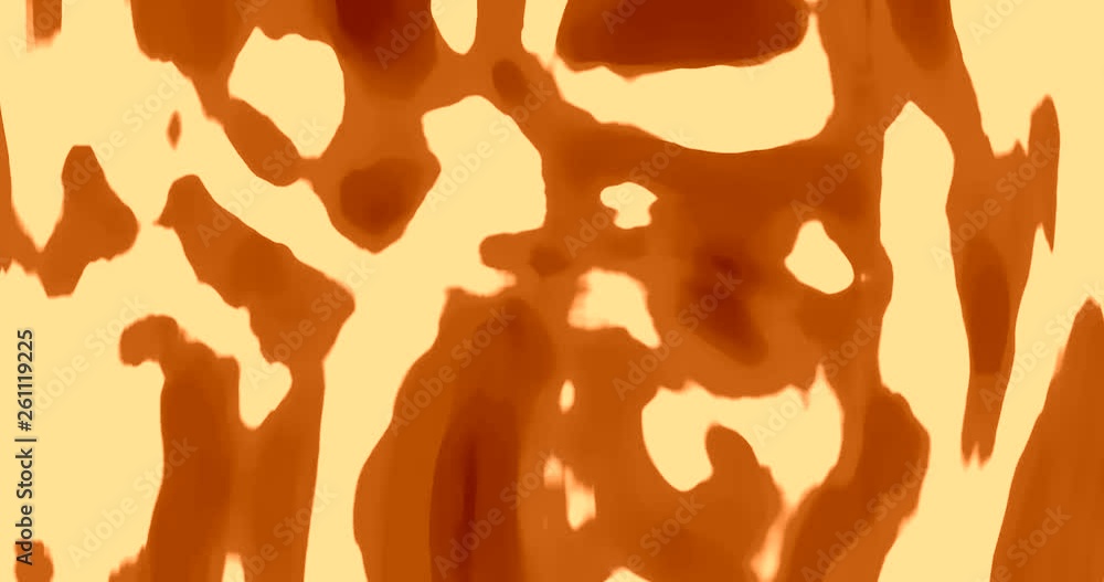 Poster 60fps abstract cg pulsating light loopable background - yellow moving curves seamless loop 4k animat