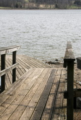 Fototapeta premium The end of the pier.