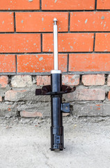 Car strut. Front shock absorber of a car