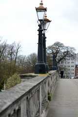 Lamps on the bridge