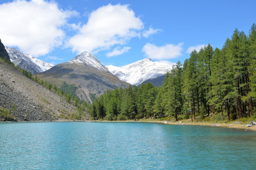 Big Shavlinskoe lake, Altai mountains, Russia
