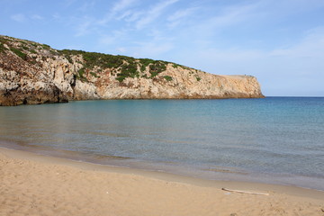 Fototapeta na wymiar Cala Domestica beach in Sardinia