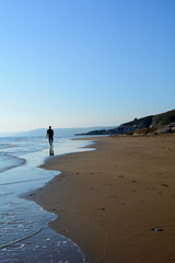 Vanishing point on the beach