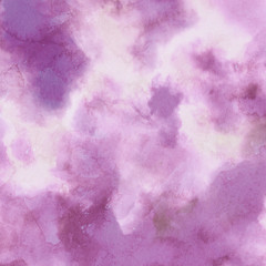 Colorful bright ink and watercolor texture on white paper background. Paint leaks and ombre effects. Hand painted abstract image.