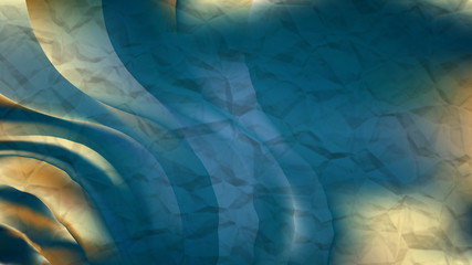 Abstract Blue and Gold Background Image
