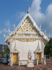 Chinese temple on the island of Koh Phangan.Thailand.