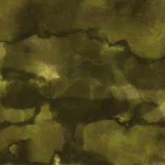 Colorful bright ink and watercolor texture on white paper background. Paint leaks and ombre effects. Hand painted abstract image.