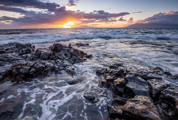 Maui Sunset beach cove 