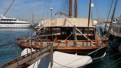 Old style Sailing ship. Greece