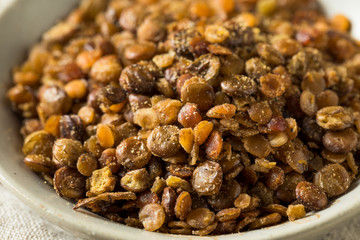 Healthy Homemade Roasted Lentil Snack