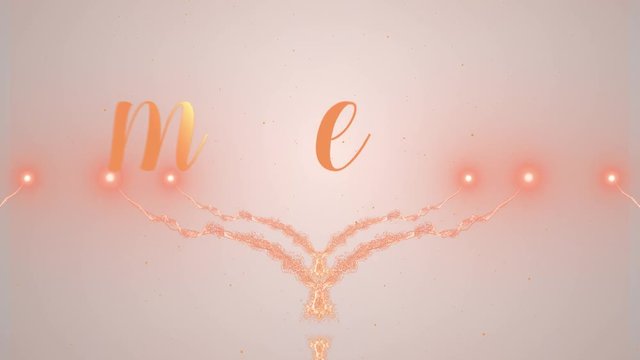 Amore Mio Love confession. Valentine's Day heart made of orange splash is appearing. Then the lettering appears. The heart is dispersing. Isolated on white background. Action. Animation. 4K.