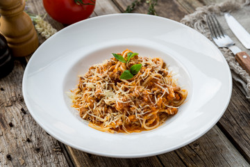 Pasta spaghetti Bolognese