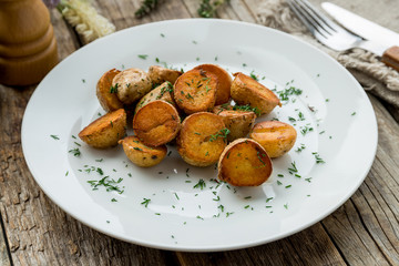 baked mini potatoes