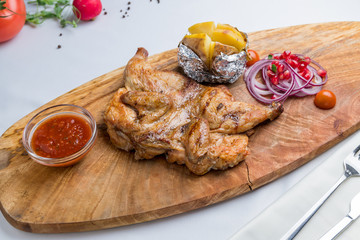 fried chicken tobacco on board