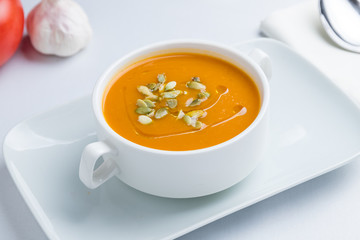 Soup cream of pumpkin
