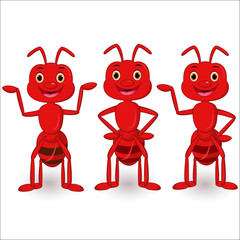 Cute Ants cartoon collection set