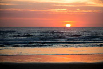 Sunrise over the sea