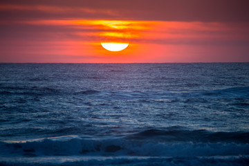 Sunrise over the sea