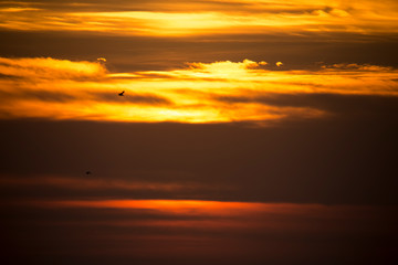 Sunrise over the sea