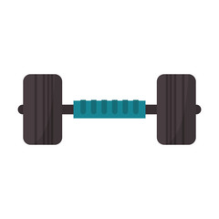 Dumbbell gym equipment symbol
