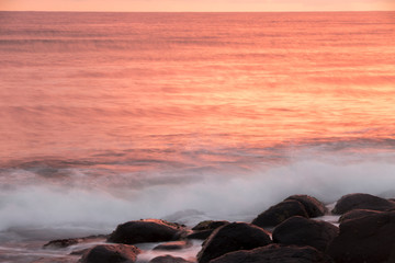 Sunrise over the sea