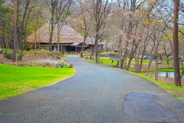 Michinoku Folklore Village in Kitakami, japan