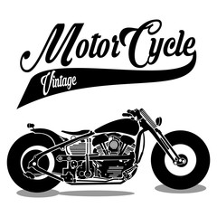 vector illustration of a motorcycle