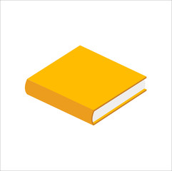 yellow book illustration vector
