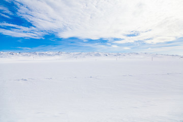 Fototapeta na wymiar winter North Xinjiang's ,sonw and ice world,xinjiang,china