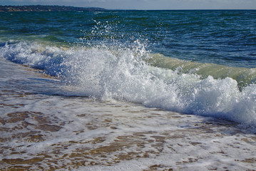 Wave on beach