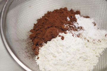 チョコケーキ作り