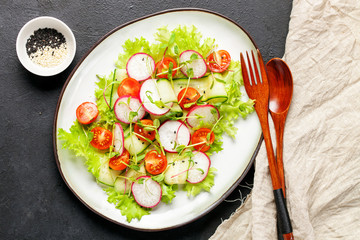  fresh vegetable salad