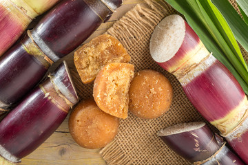 sugar cane and panela, colombia traditional sweet