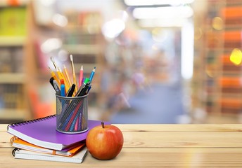 School teacher's desk.