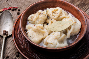 Fresh boiled dumplings