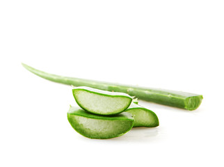 Aloe Vera On White Background