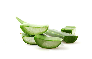 Aloe Vera On White Background