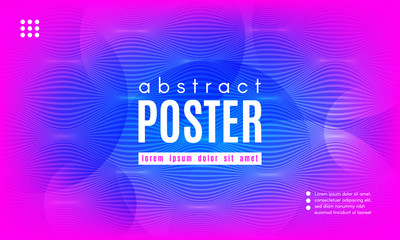 Fototapeta premium Wave Abstract Background with Color Fluid Shapes.