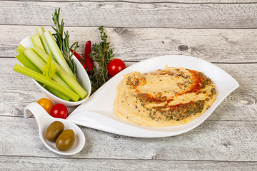 Vegan cuisine - Humus