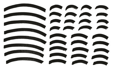 Tagging Marker Medium Curved Lines High Detail Abstract Vector Background Set 160