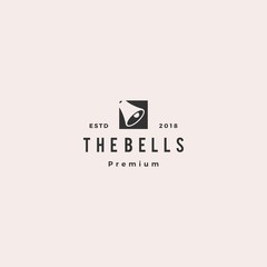 bell logo vector icon illustration