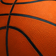 Basketball texture closeup.