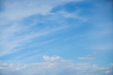 Clouds and blue sky background