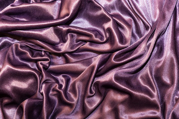 Abstract monochrome elegant silk satin purple violet background with fabric texture