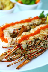 Grilled Lobster in Fish Roe Mayonnaise