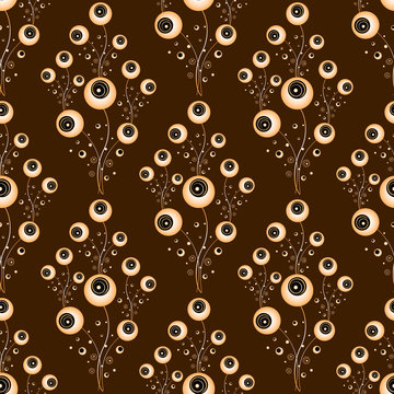 Stylized flowers. Abstract design