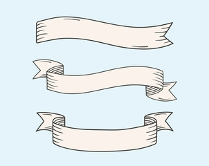 Obraz premium Hand Drawn Banners