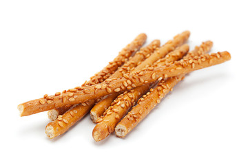 Salted sticks with sesame