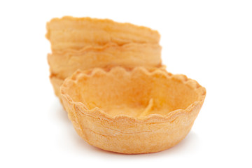 Empty baked tartlet